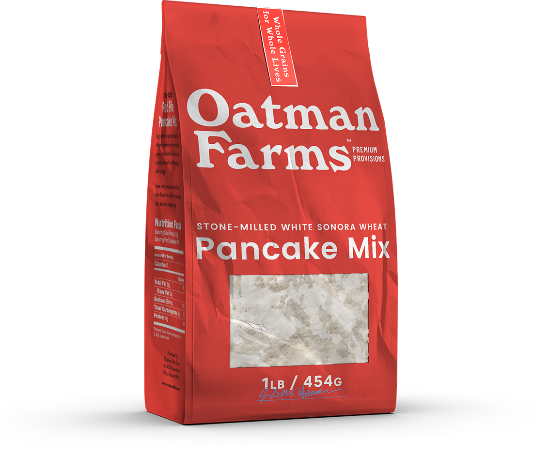 Oatman Farms Stone Milled White Sonora Wheat Pancake Mix